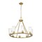 Z-Lite Titus 8 Light Chandelier, 33in. W x 26.5in. H, Modern Gold 826-8MGLD - alternate 2